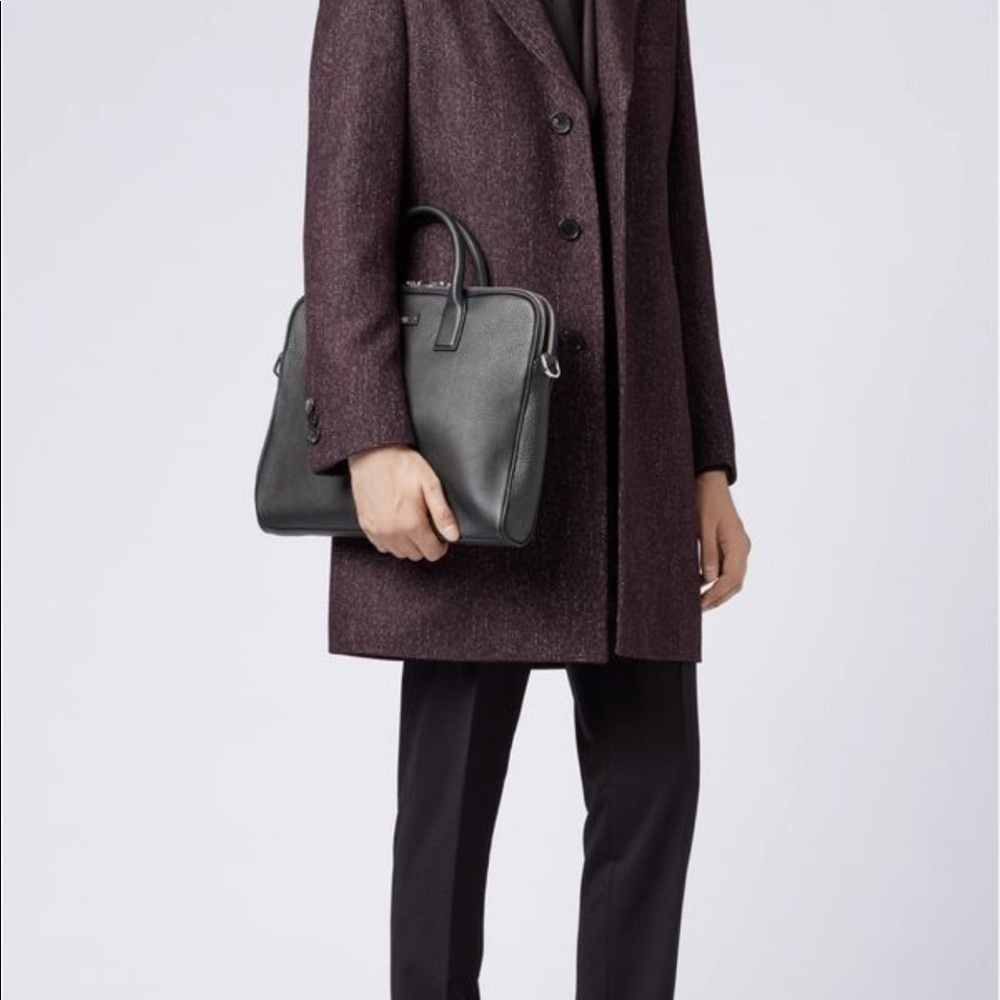 Hugo Boss Leather Workbag | Traveller Bag